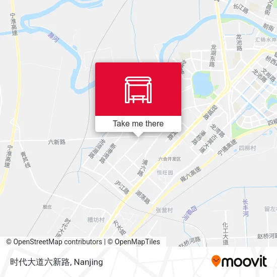 时代大道六新路 map