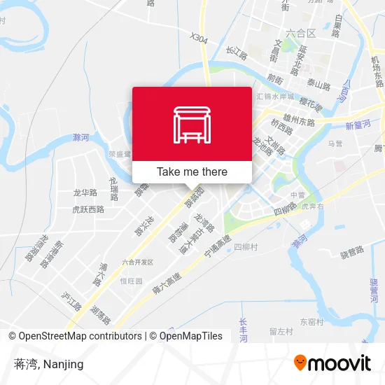 蒋湾 map