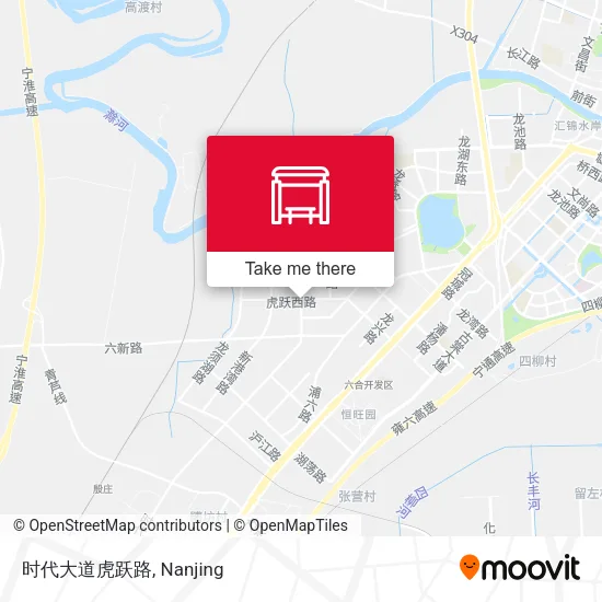时代大道虎跃路 map