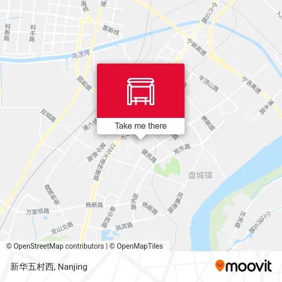 新华五村西 map