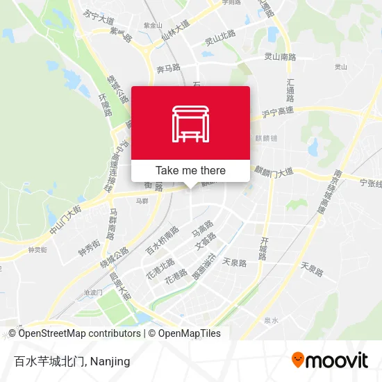 百水芊城北门 map
