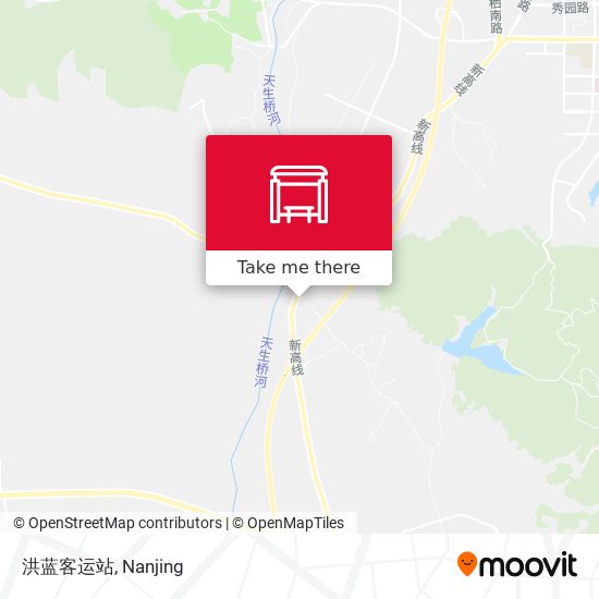 洪蓝客运站 map