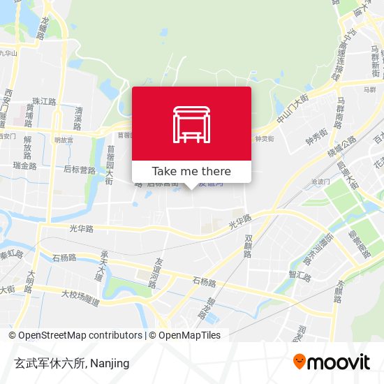 玄武军休六所 map