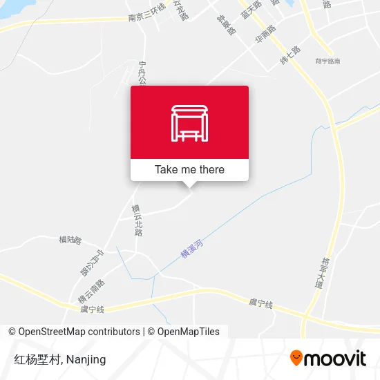 红杨墅村 map