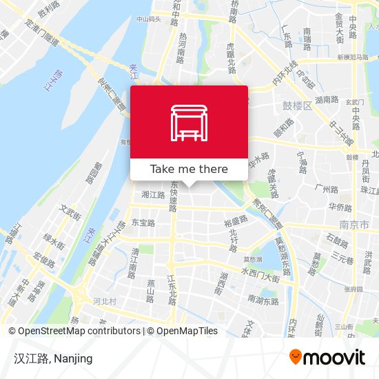 汉江路 map
