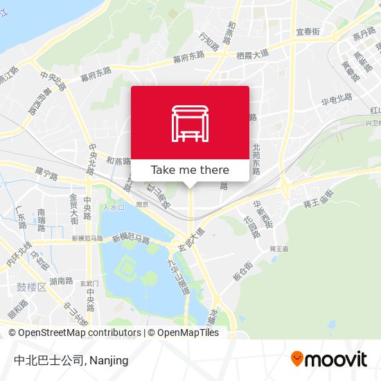 中北巴士公司 map