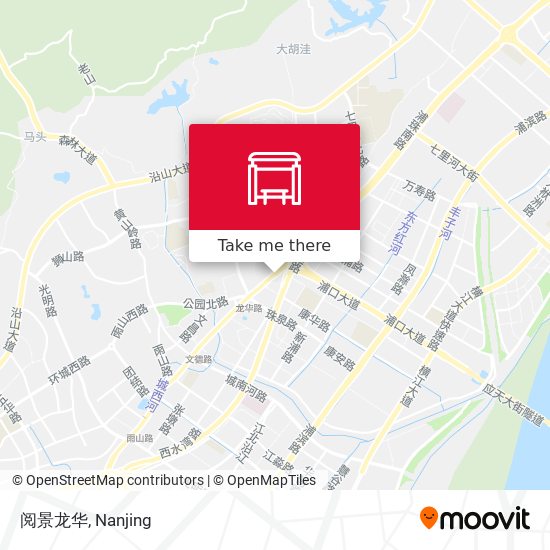 阅景龙华 map