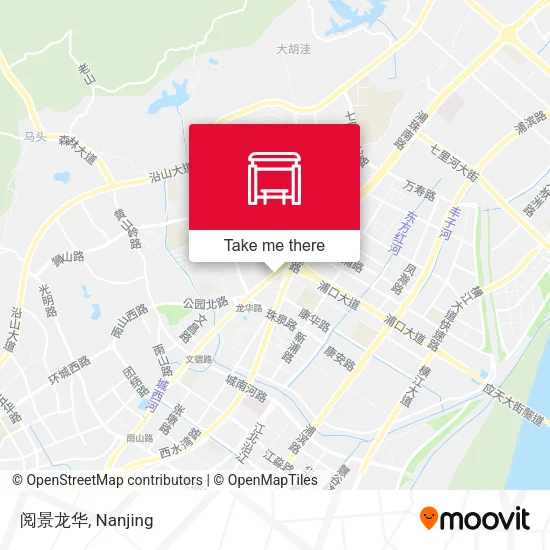 阅景龙华 map
