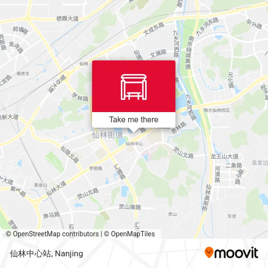 仙林中心站 map
