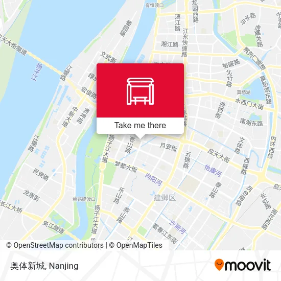 奥体新城 map