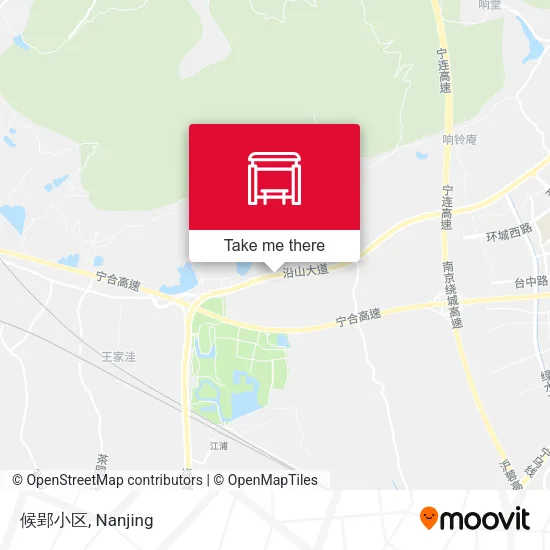 候郢小区 map