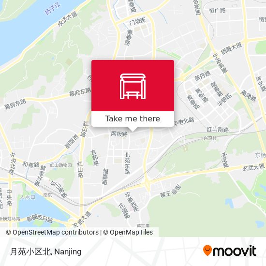 月苑小区北 map