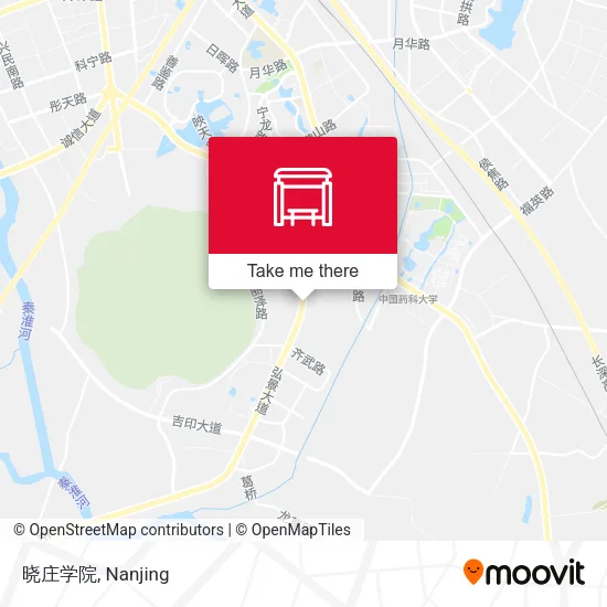 晓庄学院 map
