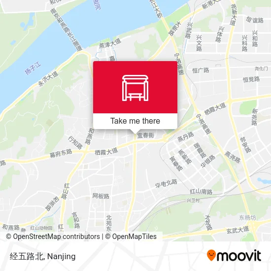 经五路北 map