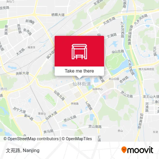 文苑路 map