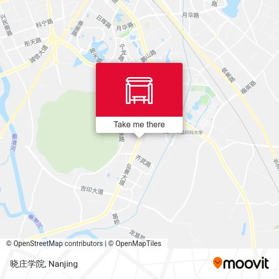 晓庄学院 map