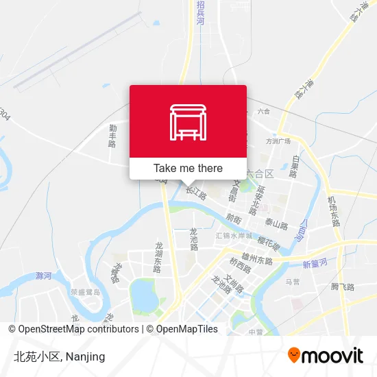 北苑小区 map