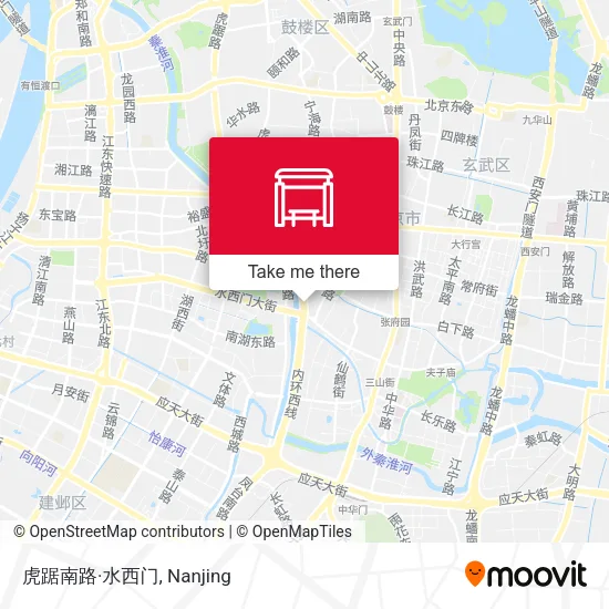 虎踞南路·水西门 map
