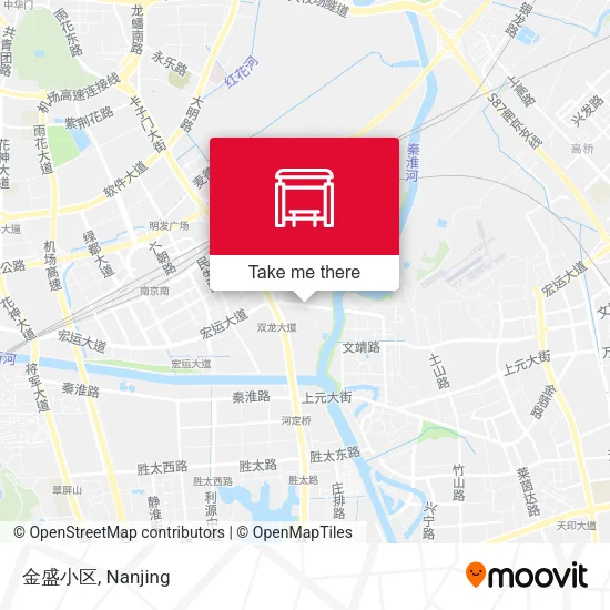 金盛小区 map