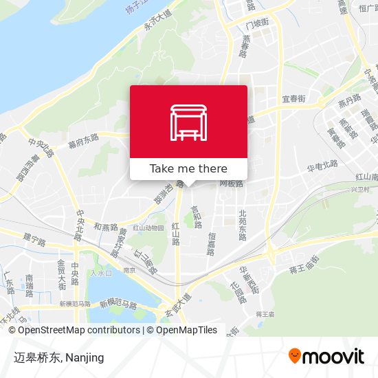 迈皋桥东 map