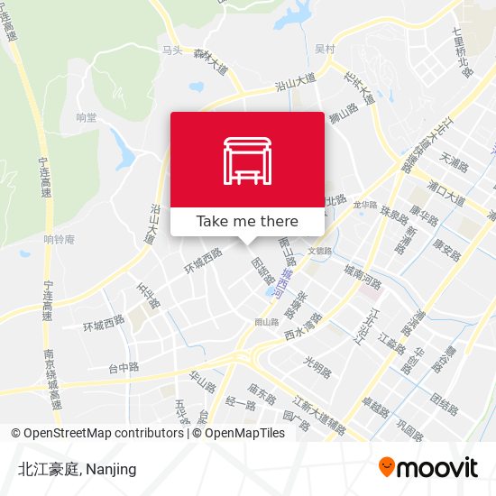 北江豪庭 map