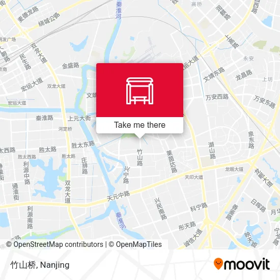 竹山桥 map