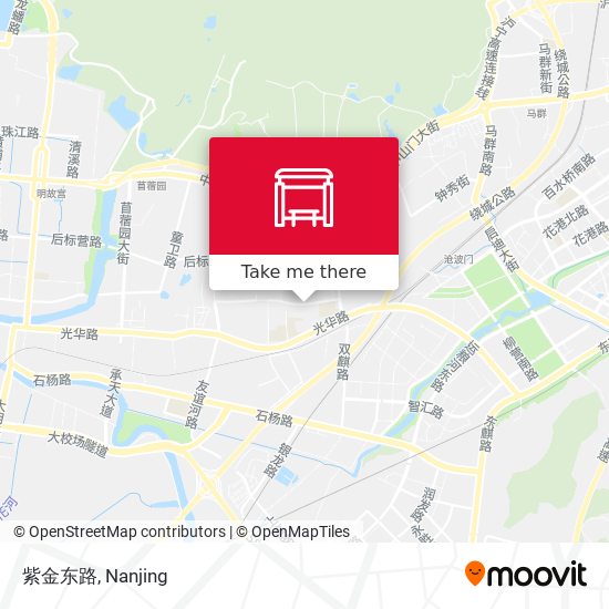 紫金东路 map