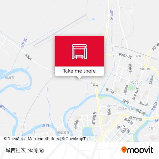 城西社区 map
