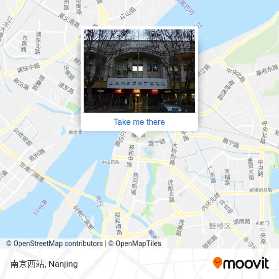 南京西站 map