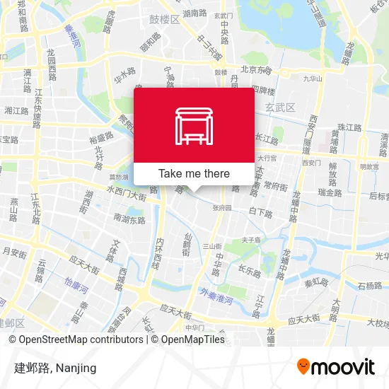 建邺路 map