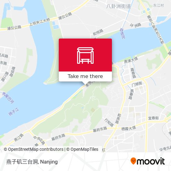 燕子矶三台洞 map