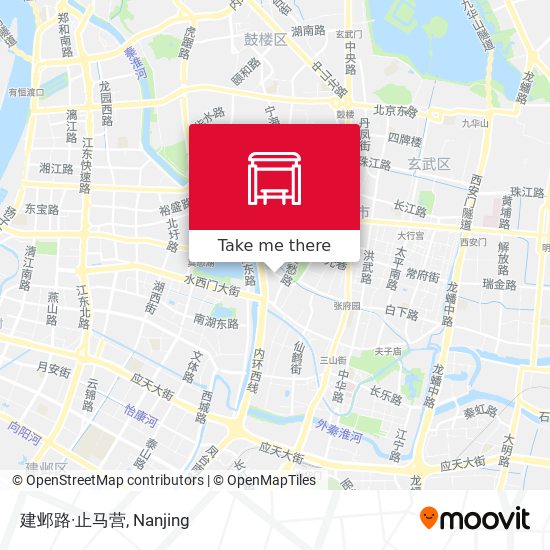 建邺路·止马营 map