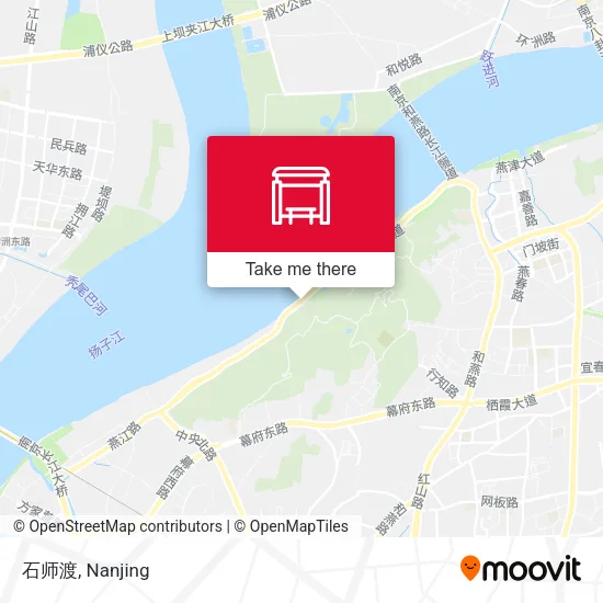 石师渡 map