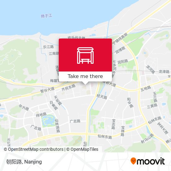 朝阳路 map