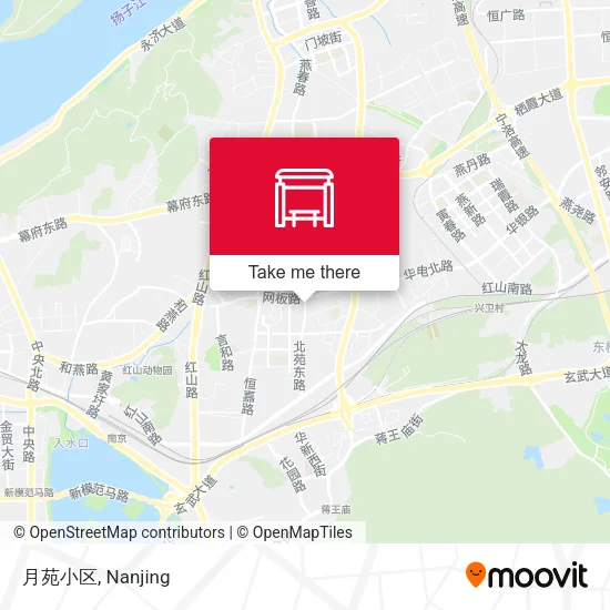 月苑小区 map