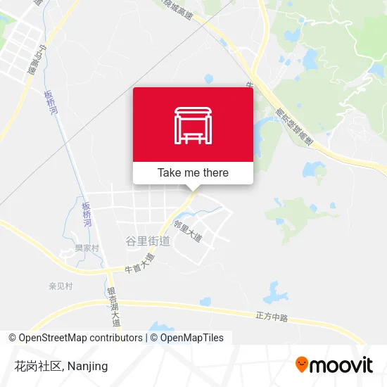 花岗社区 map