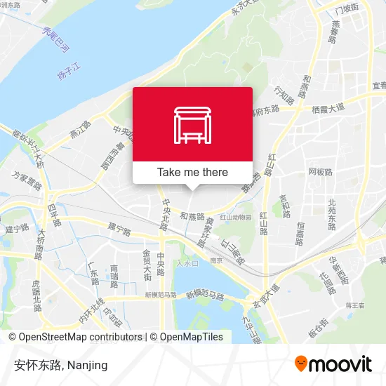 安怀东路 map