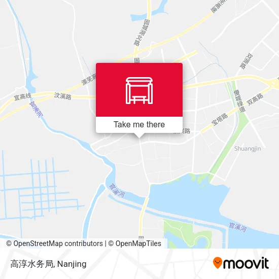 高淳水务局 map
