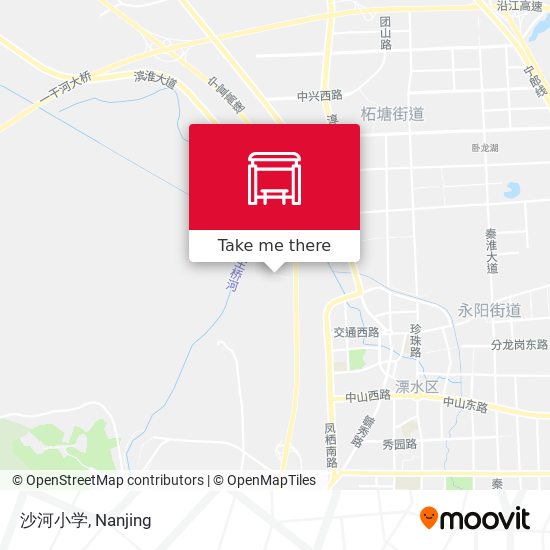 沙河小学 map
