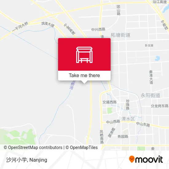 沙河小学 map