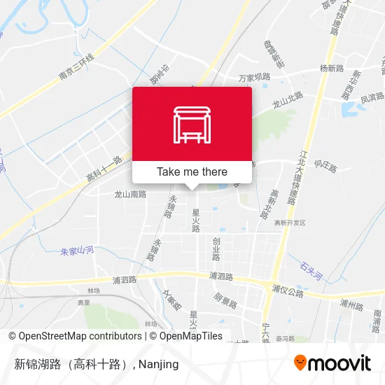 新锦湖路（高科十路） map
