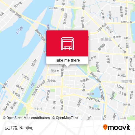 汉江路 map
