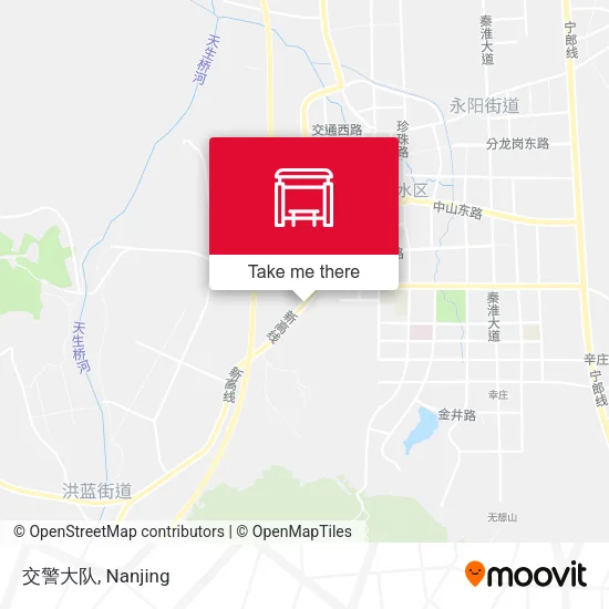 交警大队 map