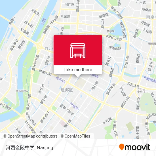 河西金陵中学 map