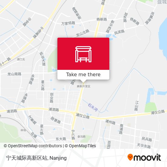 宁天城际高新区站 map