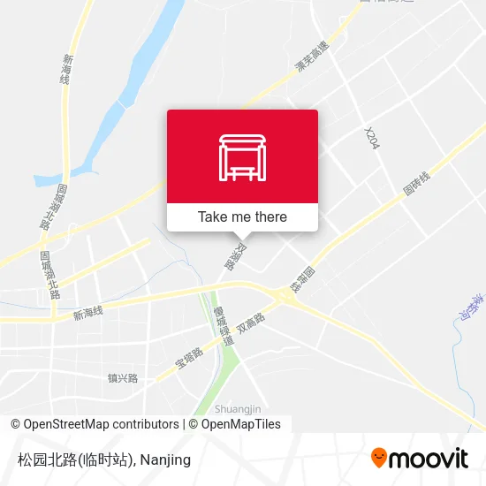 松园北路(临时站) map