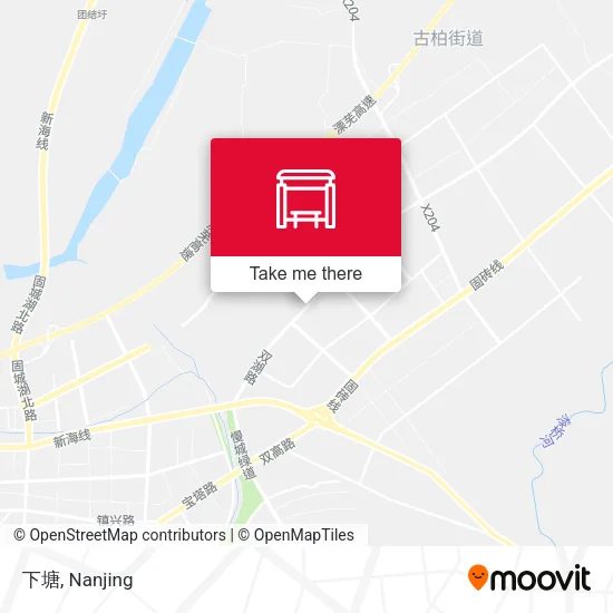 下塘 map