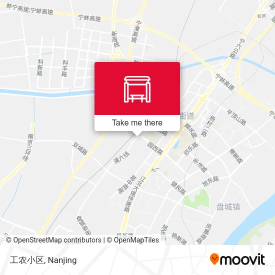 工农小区 map