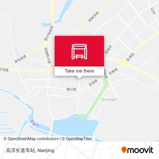 高淳长途车站 map
