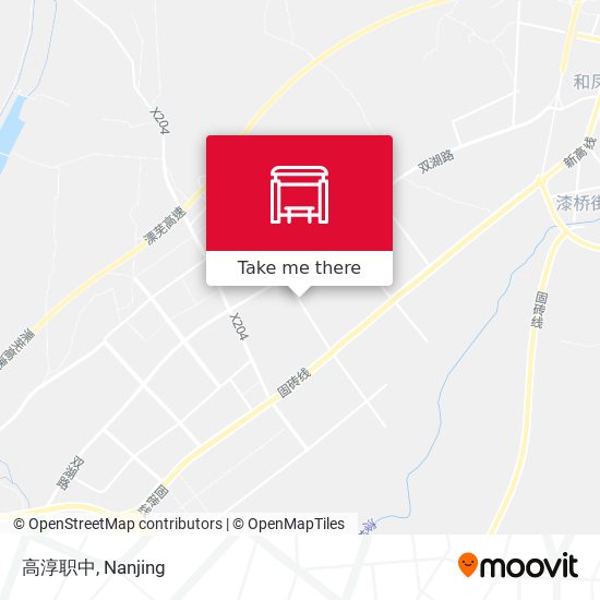 高淳职中 map